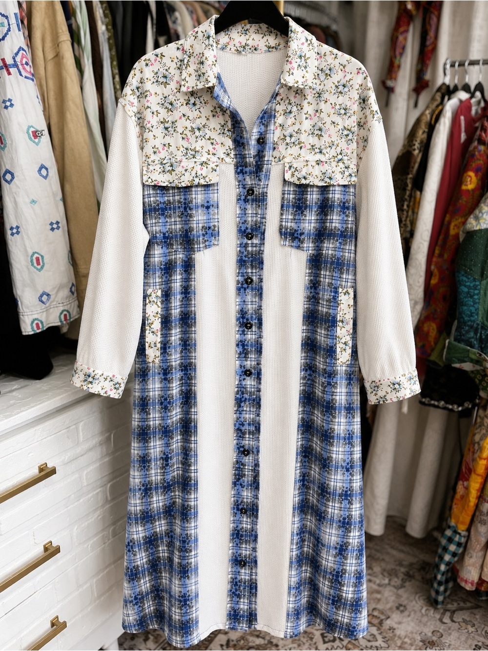 POL long floral pattern jacket🌟